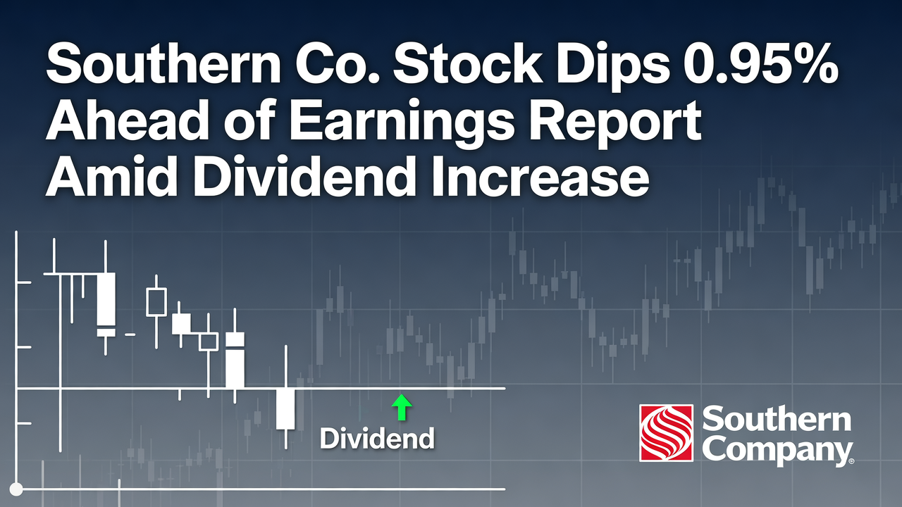 Southern Co. Stock Dips 0.95% Ahead of Earnings Report Amid Dividend Increase