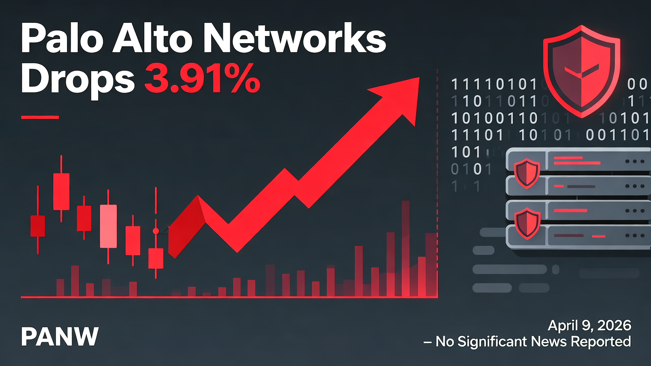 Palo Alto Networks Drops 3.91% Amidst Lack of Significant News on April 9, 2026
