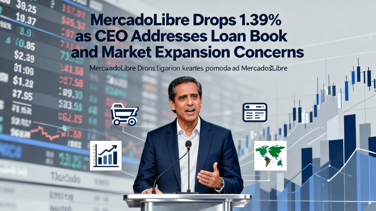 MercadoLibre Drops 1.39% as CEO Addresses Loan Book and Market Expansion Concerns