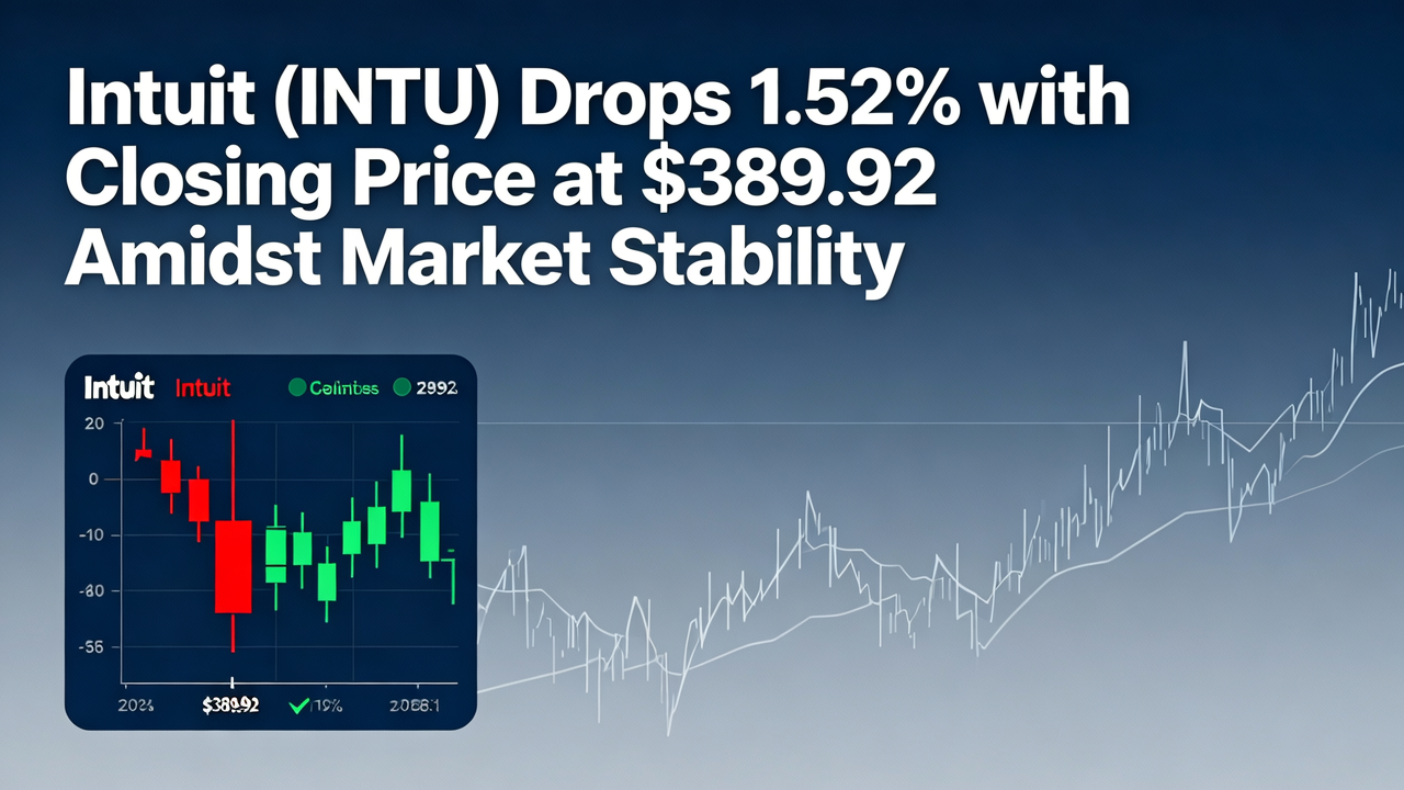 Intuit (INTU) Drops 1.52% with Closing Price at $389.92 Amidst Market Stability