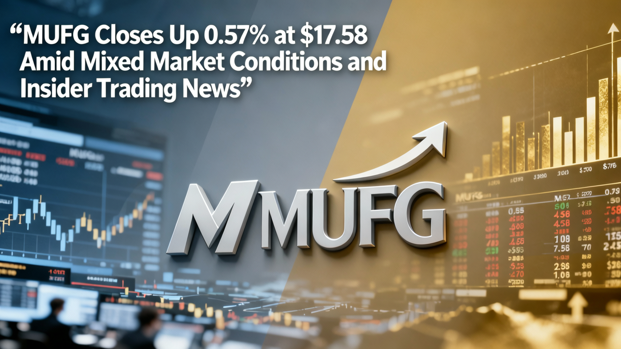 MUFG Closes Up 0.57% at $17.58 Amid Mixed Market Conditions and Insider Trading News