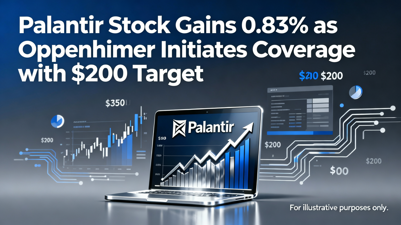 Palantir Stock Gains 0.83% as Oppenheimer Initiates Coverage with $200 Target