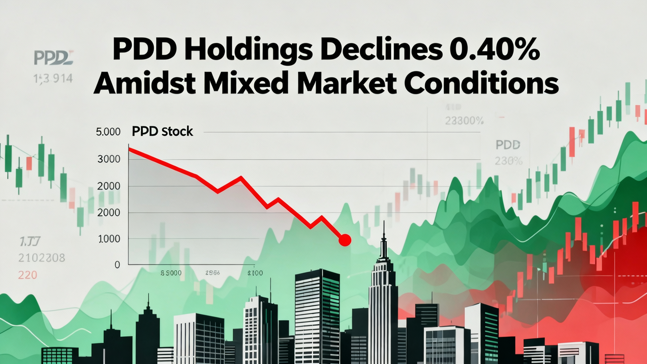 PDD Holdings Declines 0.40% Amidst Mixed Market Conditions