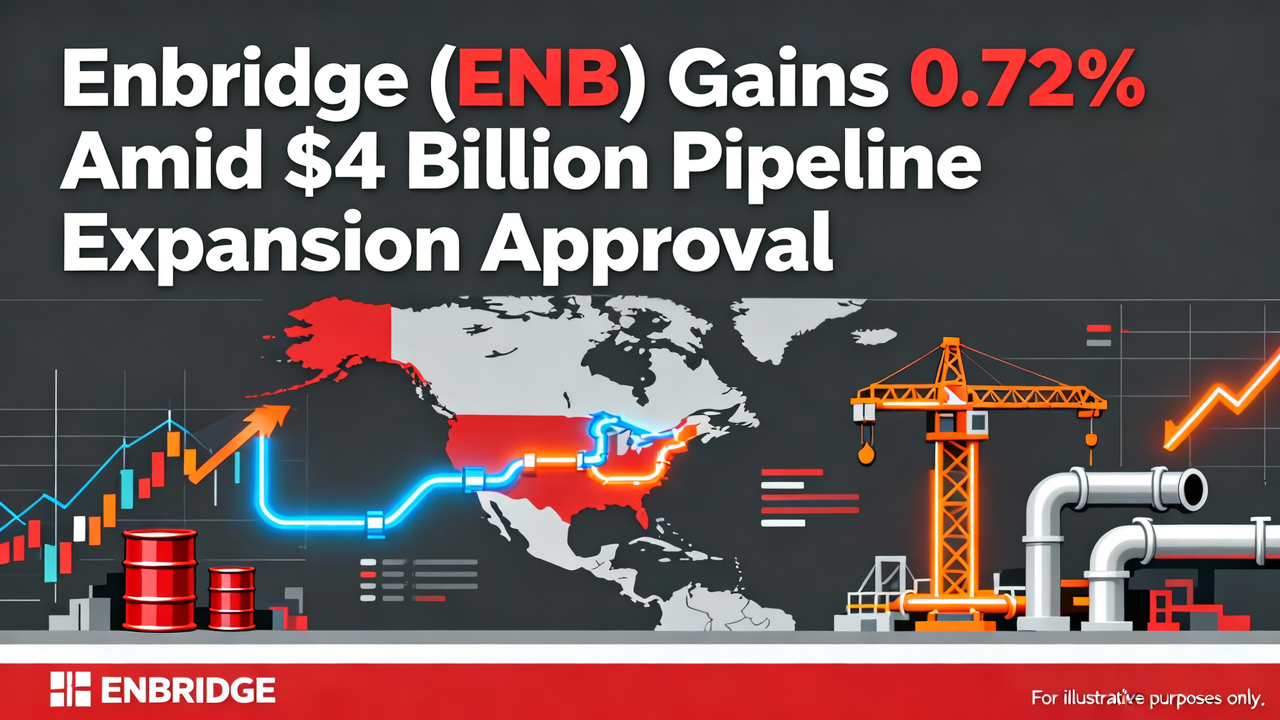 Enbridge (ENB) Gains 0.72% Amid $4 Billion Pipeline Expansion Approval