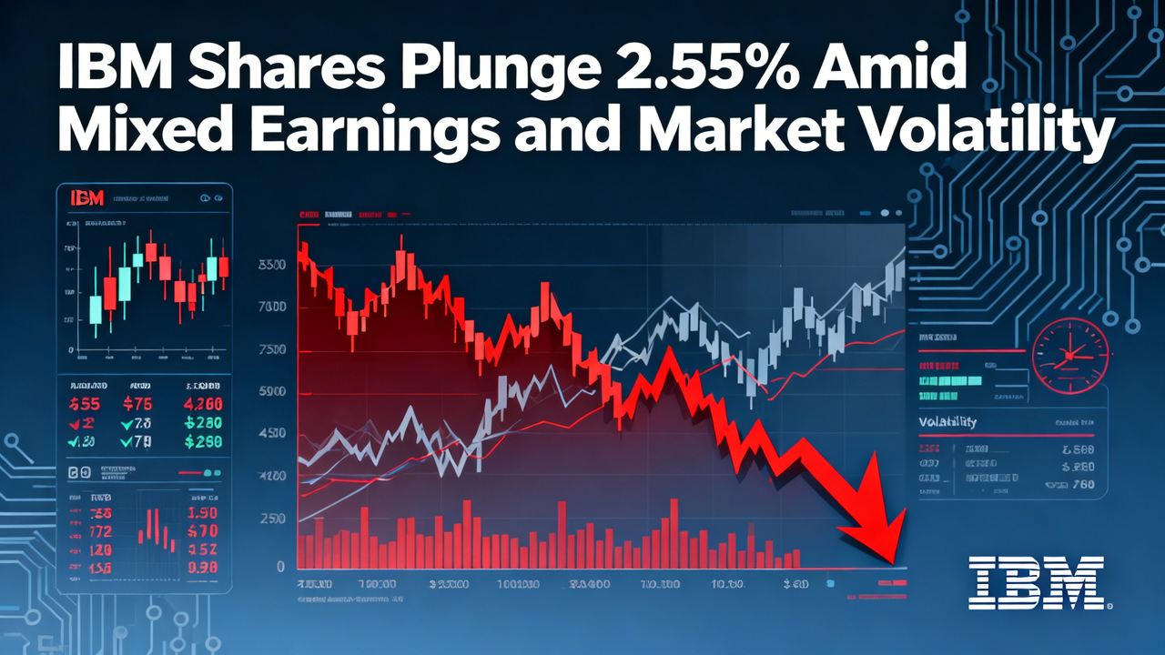 IBM Shares Plunge 2.55% Amid Mixed Earnings and Market Volatility