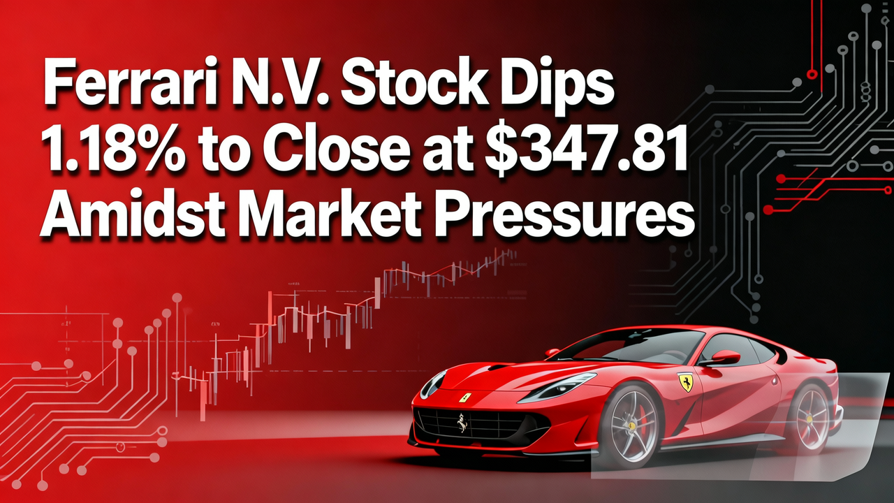 Ferrari N.V. Stock Dips 1.18% to Close at $347.81 Amidst Market Pressures