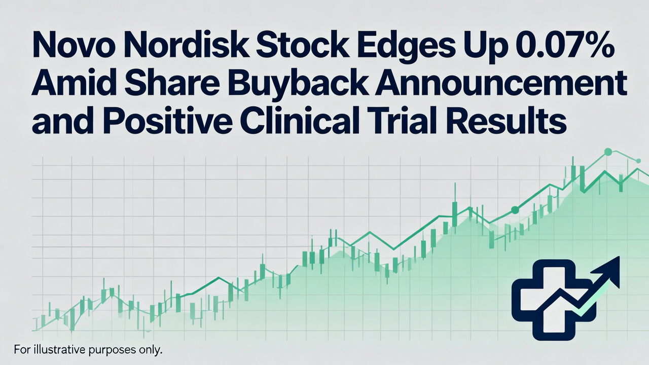 Novo Nordisk Stock Edges Up 0.07% Amid Share Buyback Announcement and Positive Clinical Trial Results