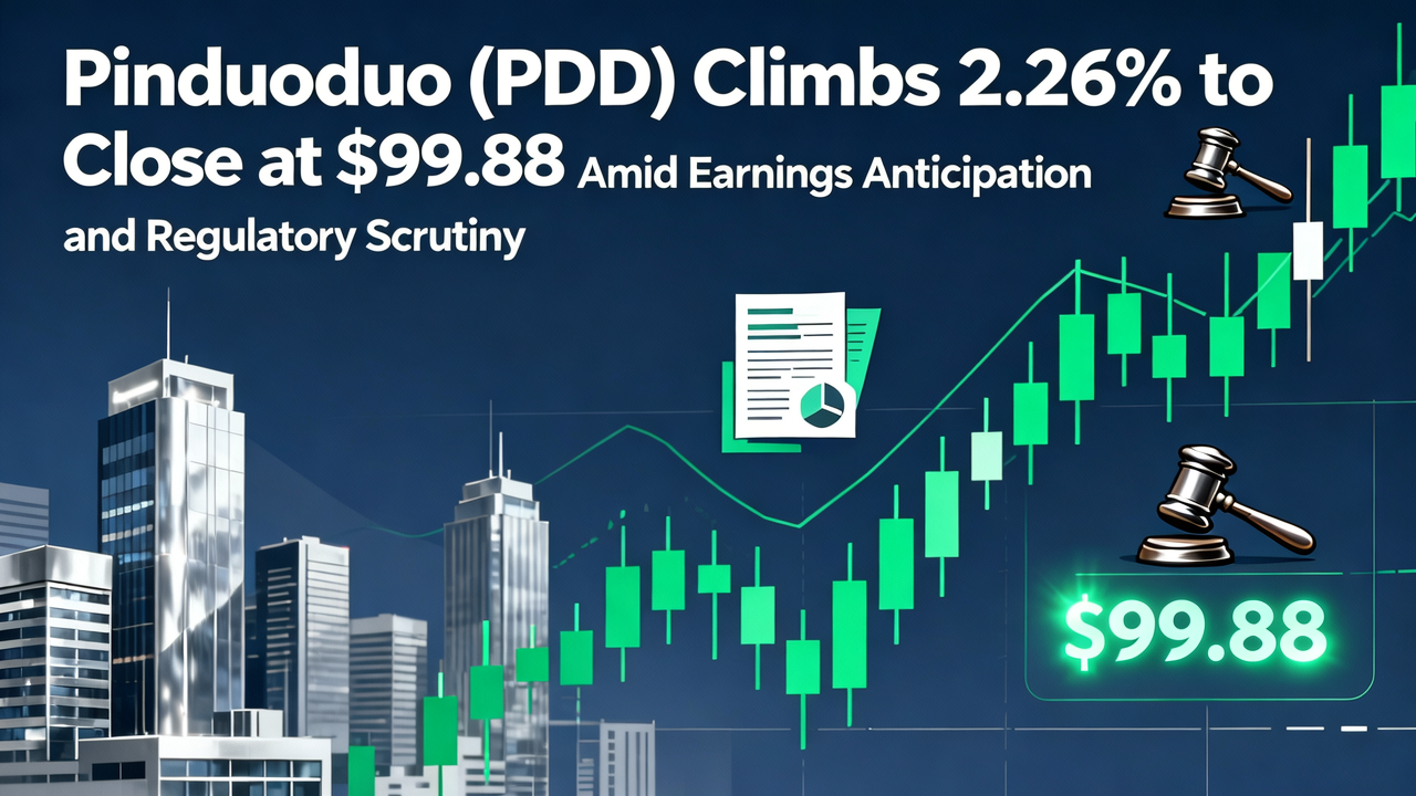 Pinduoduo (PDD) Climbs 2.26% to Close at $99.88 Amid Earnings Anticipation and Regulatory Scrutiny