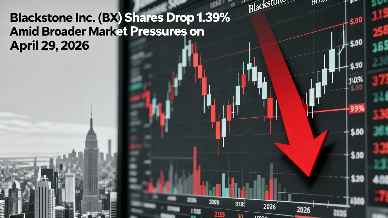 Blackstone Inc. (BX) Shares Drop 1.39% Amid Broader Market Pressures on April 29, 2026