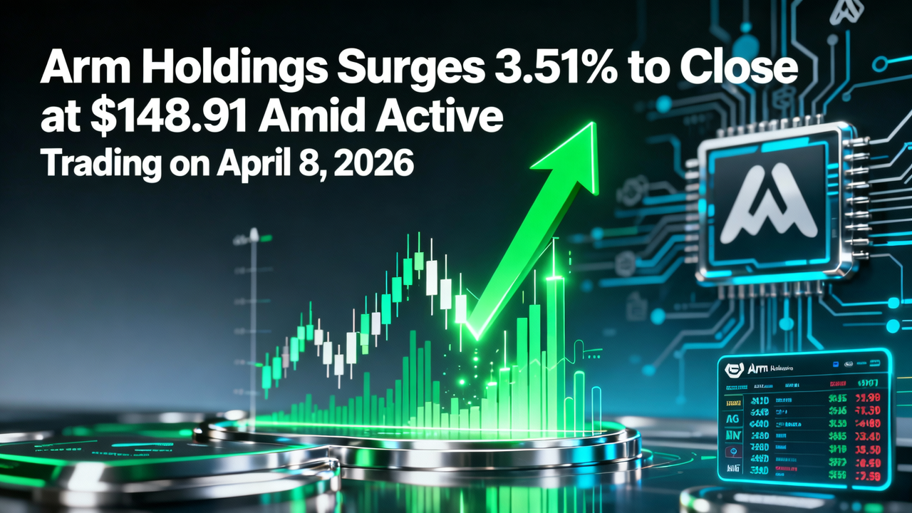 Arm Holdings Surges 3.51% to Close at $148.91 Amid Active Trading on April 8, 2026
