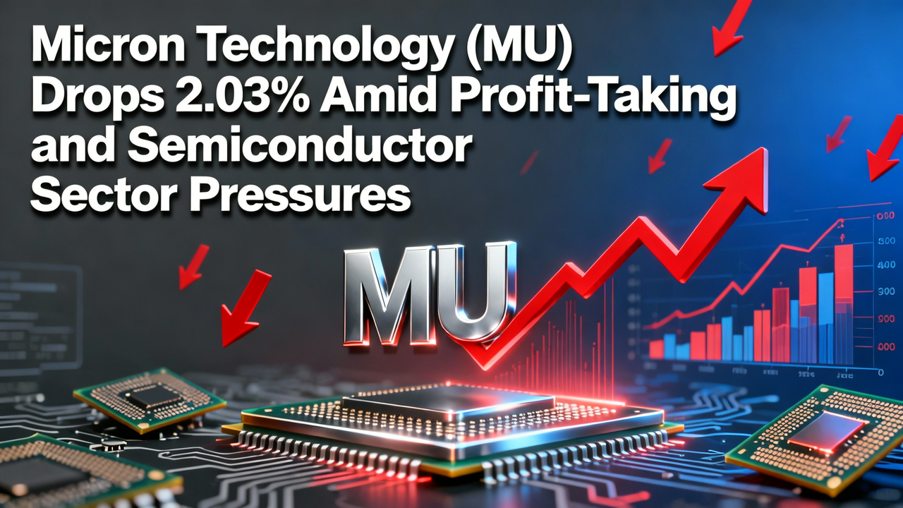 Micron Technology (MU) Drops 2.03% Amid Profit-Taking and Semiconductor Sector Pressures