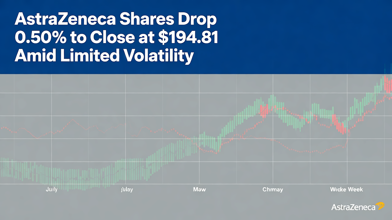 AstraZeneca Shares Drop 0.50% to Close at $194.81 Amid Limited Volatility