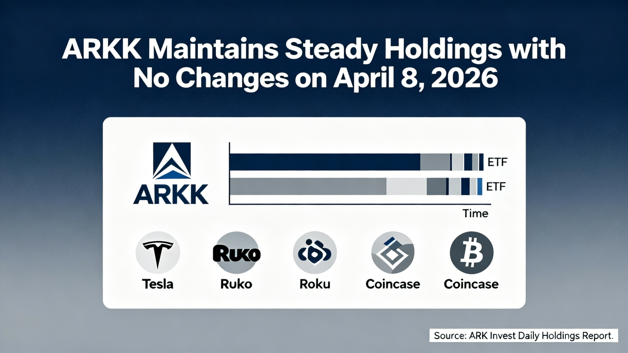 ARKK Maintains Steady Holdings with No Changes on April 8, 2026
