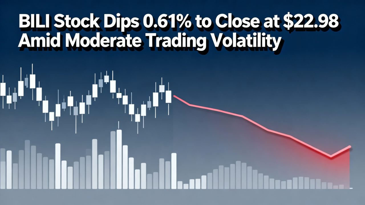 BILI Stock Dips 0.61% to Close at $22.98 Amid Moderate Trading Volatility