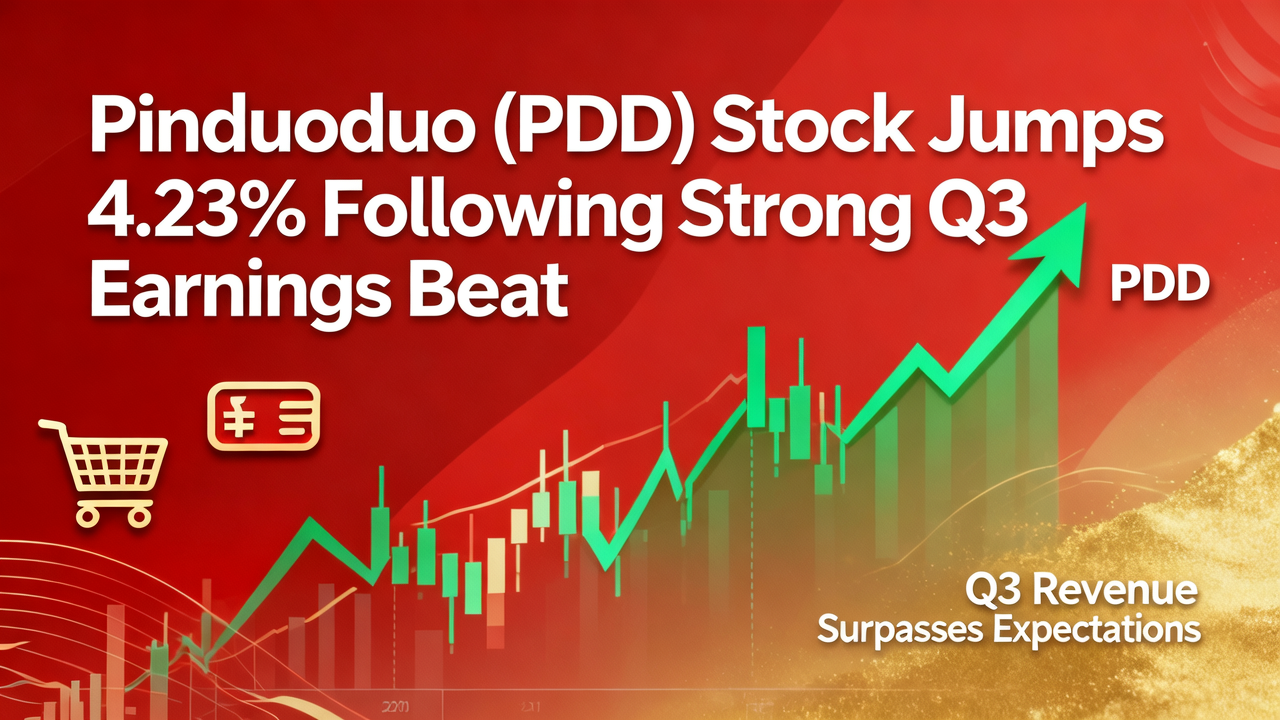 Pinduoduo (PDD) Stock Jumps 4.23% Following Strong Q3 Earnings Beat