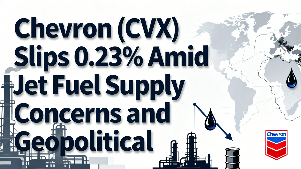 Chevron (CVX) Slips 0.23% Amid Jet Fuel Supply Concerns and Geopolitical Tensions