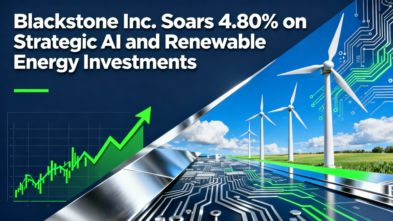 Blackstone Inc. Soars 4.80% on Strategic AI and Renewable Energy Investments