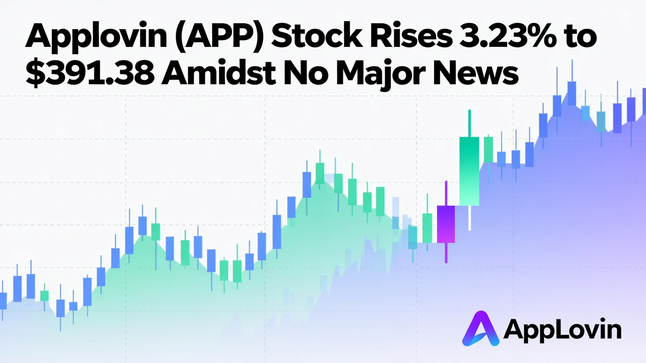 Applovin (APP) Stock Rises 3.23% to $391.38 Amidst No Major News