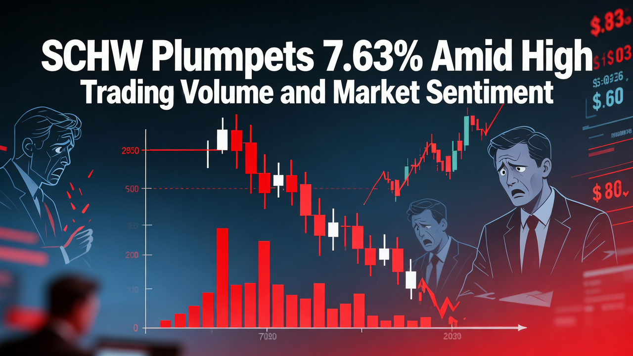 SCHW Plummets 7.63% Amid High Trading Volume and Market Sentiment