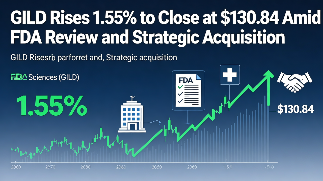 GILD Rises 1.55% to Close at $130.84 Amid FDA Review and Strategic Acquisition