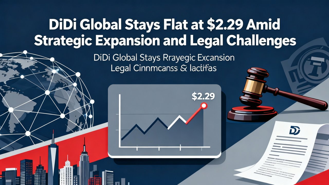 DiDi Global Stays Flat at $2.29 Amid Strategic Expansion and Legal Challenges