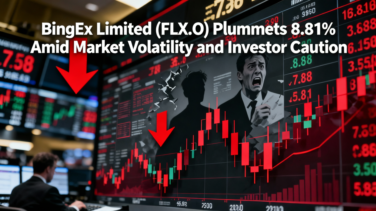 BingEx Limited (FLX.O) Plummets 8.81% Amid Market Volatility and Investor Caution