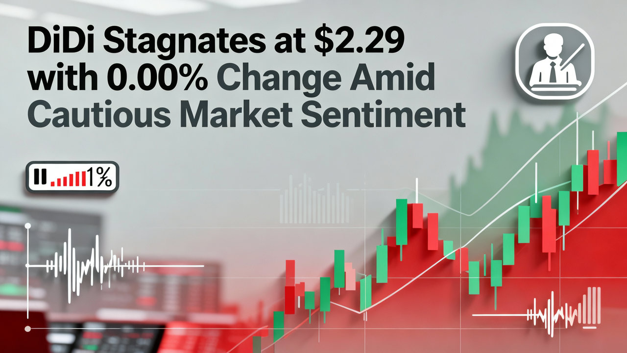 DiDi Stagnates at $2.29 with 0.00% Change Amid Cautious Market Sentiment