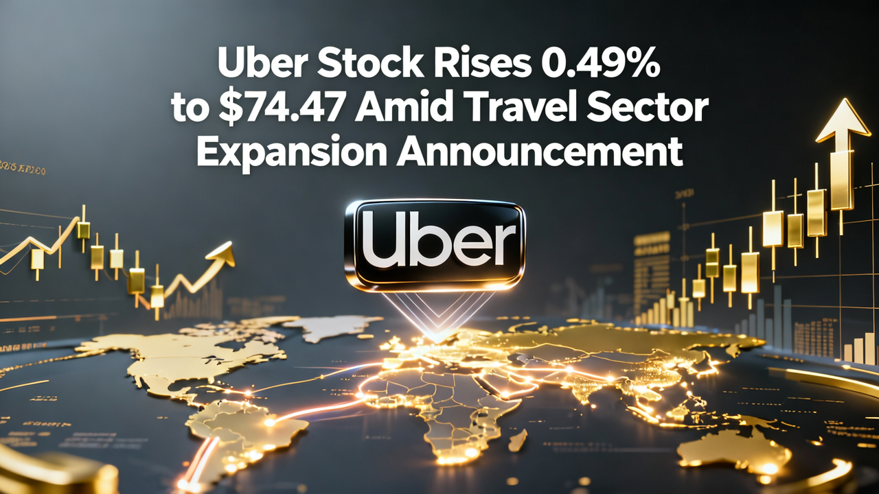 Uber Stock Rises 0.49% to $74.47 Amid Travel Sector Expansion Announcement
