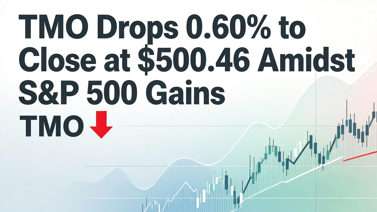 TMO Drops 0.60% to Close at $500.46 Amidst S&P 500 Gains
