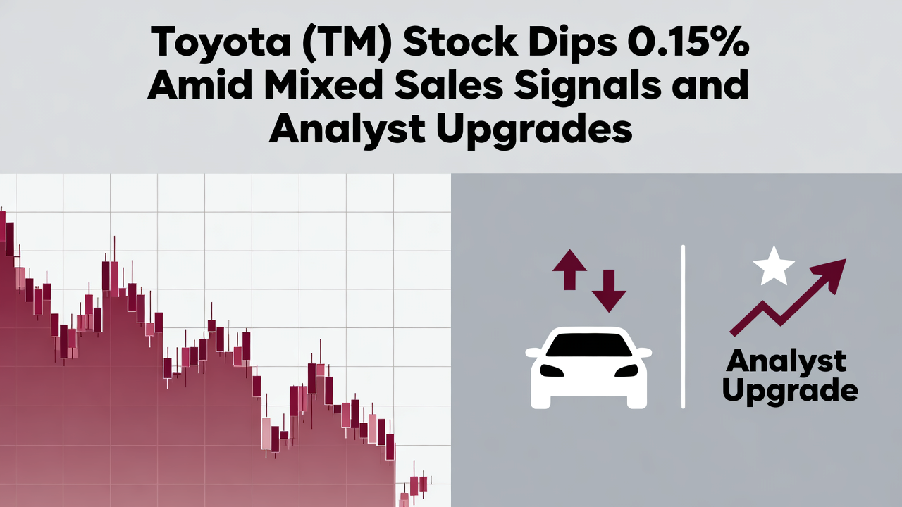 Toyota (TM) Stock Dips 0.15% Amid Mixed Sales Signals and Analyst Upgrades