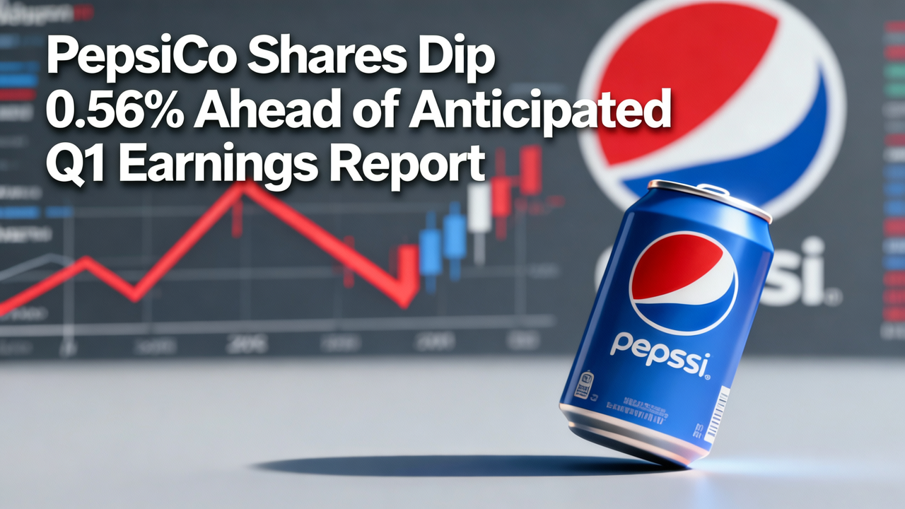 PepsiCo Shares Dip 0.56% Ahead of Anticipated Q1 Earnings Report