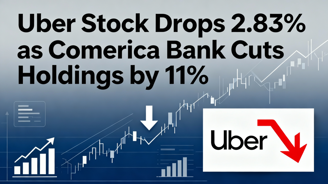 Uber Stock Drops 2.83% as Comerica Bank Cuts Holdings by 11%