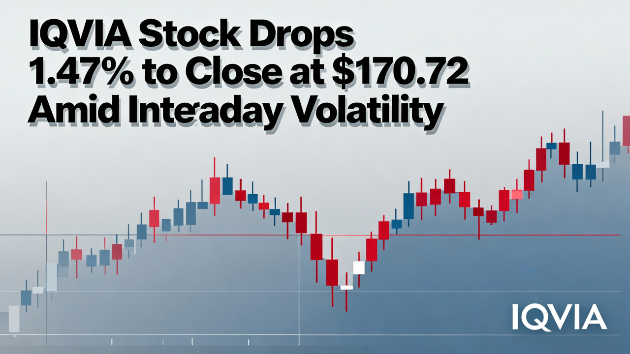 IQVIA Stock Drops 1.47% to Close at $170.72 Amid Intraday Volatility