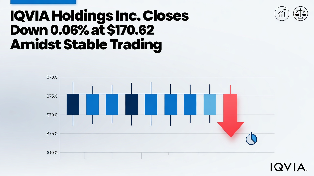 IQVIA Holdings Inc. Closes Down 0.06% at $170.62 Amidst Stable Trading