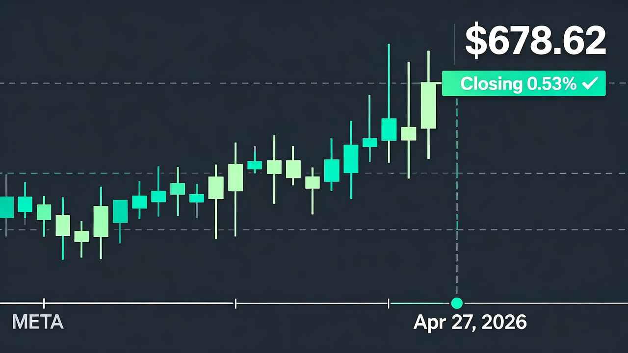 Meta Platforms (META) Sees 0.53% Gain with Closing Price at $678.62 on April 27, 2026