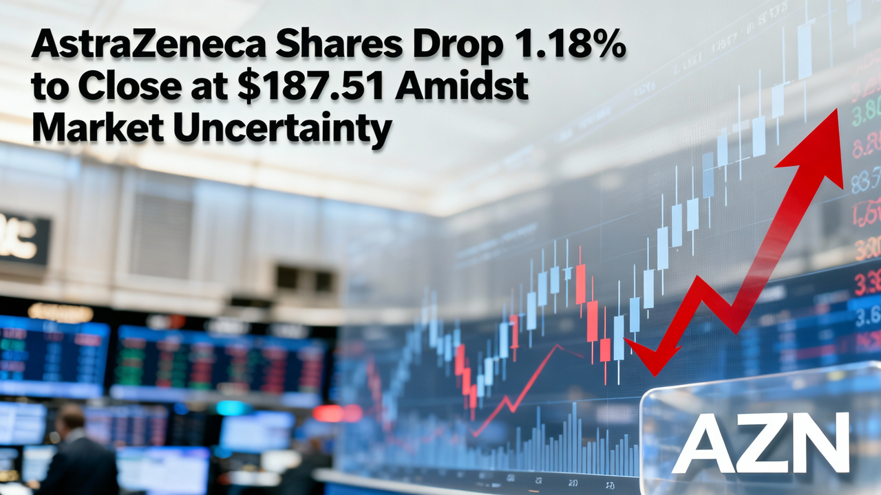 AstraZeneca Shares Drop 1.18% to Close at $187.51 Amidst Market Uncertainty