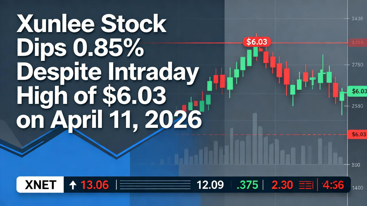 Xunlei Stock Dips 0.85% Despite Intraday High of $6.03 on April 11, 2026