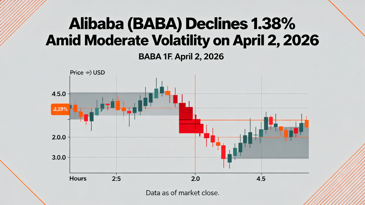 Alibaba (BABA) Declines 1.38% Amid Moderate Volatility on April 2, 2026