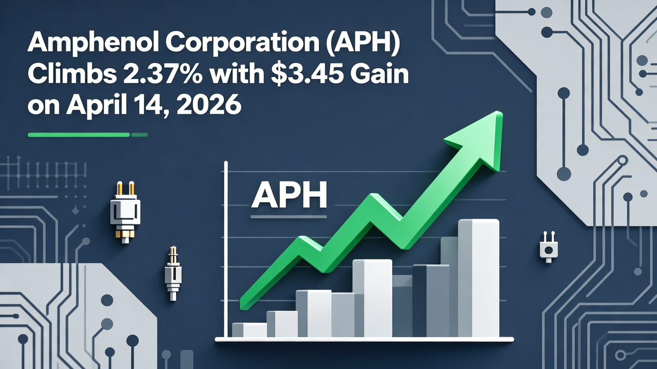 Amphenol Corporation (APH) Climbs 2.37% with $3.45 Gain on April 14, 2026