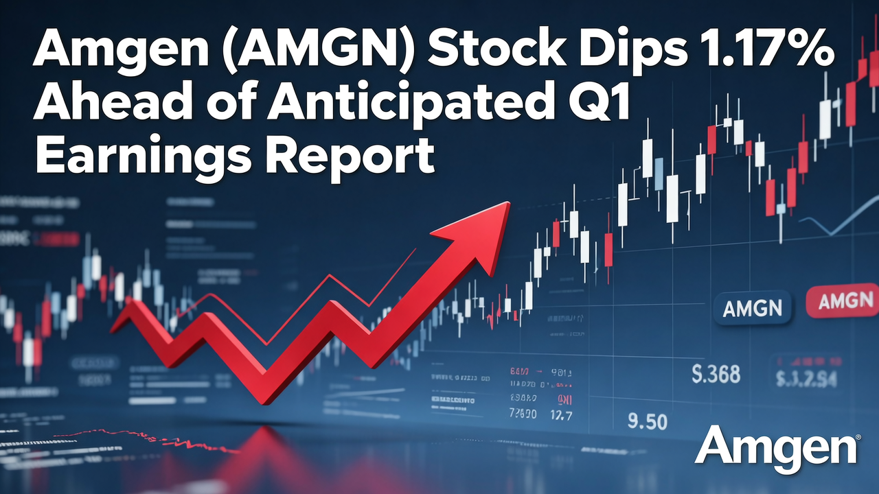 Amgen (AMGN) Stock Dips 1.17% Ahead of Anticipated Q1 Earnings Report