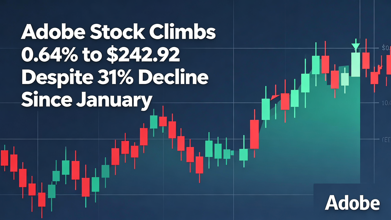 Adobe Stock Climbs 0.64% to $242.92 Despite 31% Decline Since January