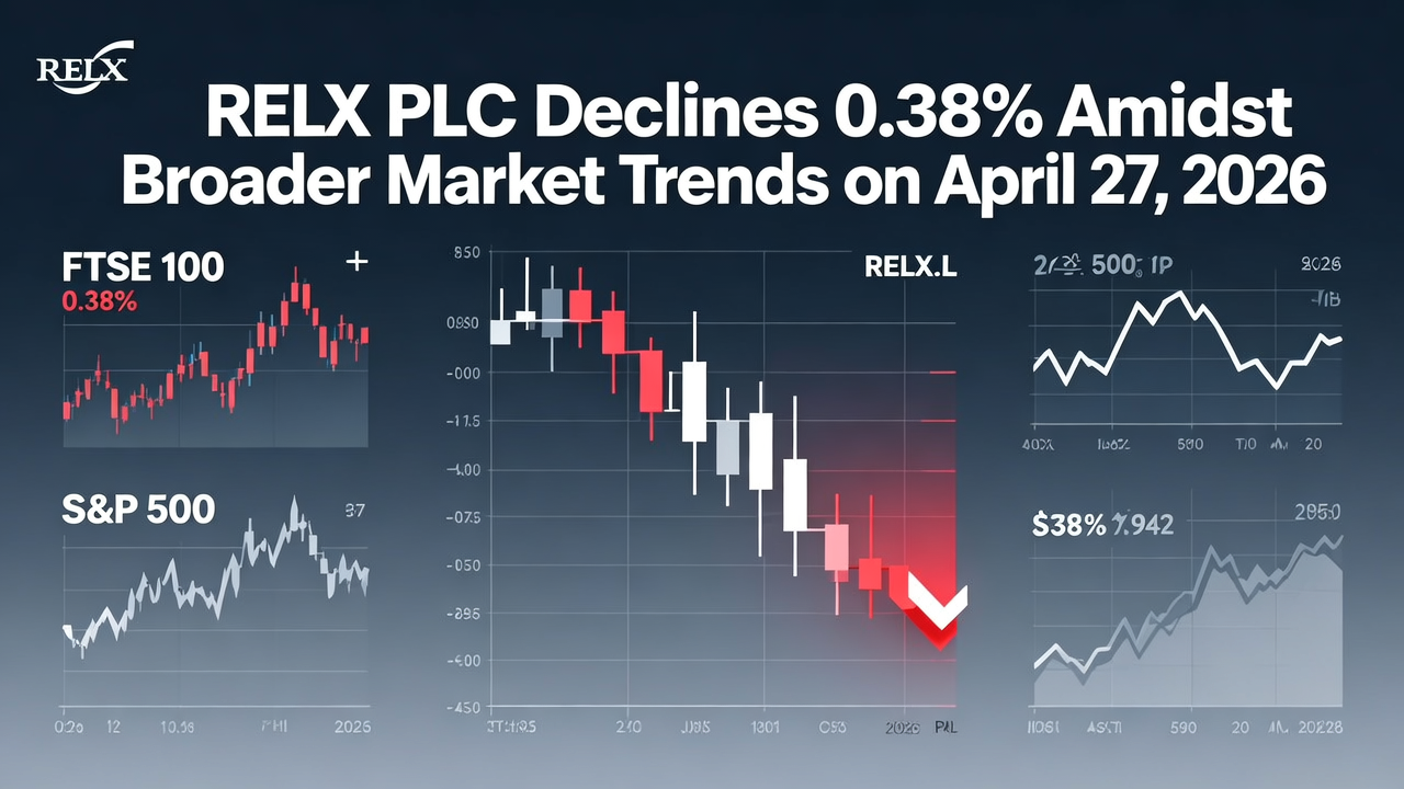 RELX PLC Declines 0.38% Amidst Broader Market Trends on April 27, 2026