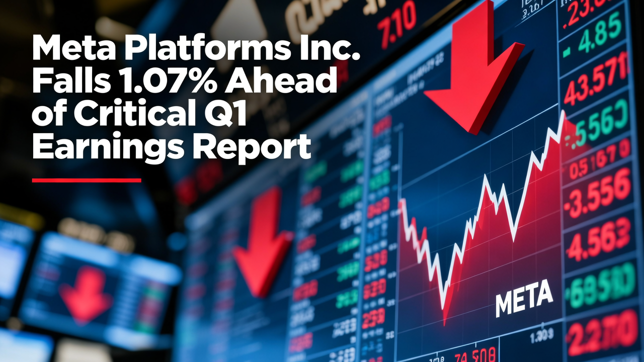 Meta Platforms Inc. Falls 1.07% Ahead of Critical Q1 Earnings Report