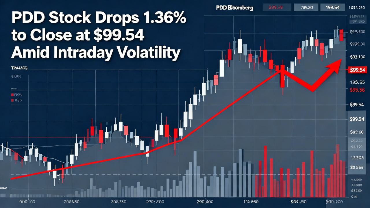 PDD Stock Drops 1.36% to Close at $99.54 Amid Intraday Volatility