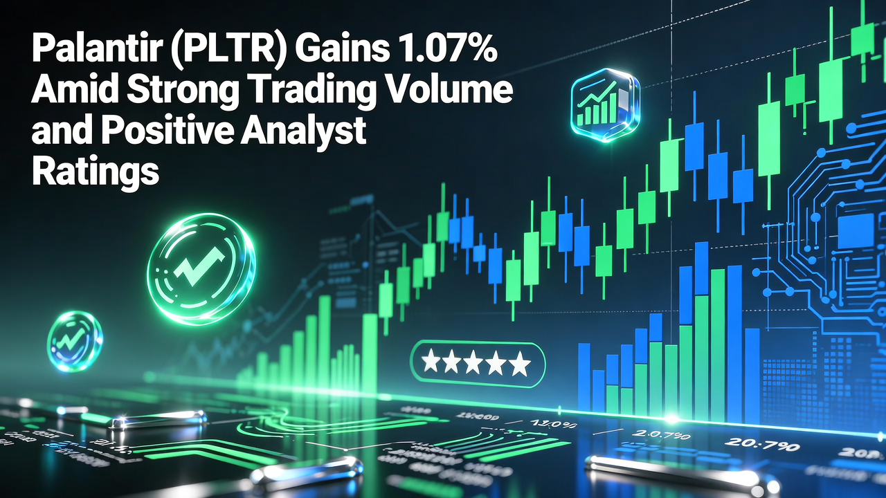Palantir (PLTR) Gains 1.07% Amid Strong Trading Volume and Positive Analyst Ratings