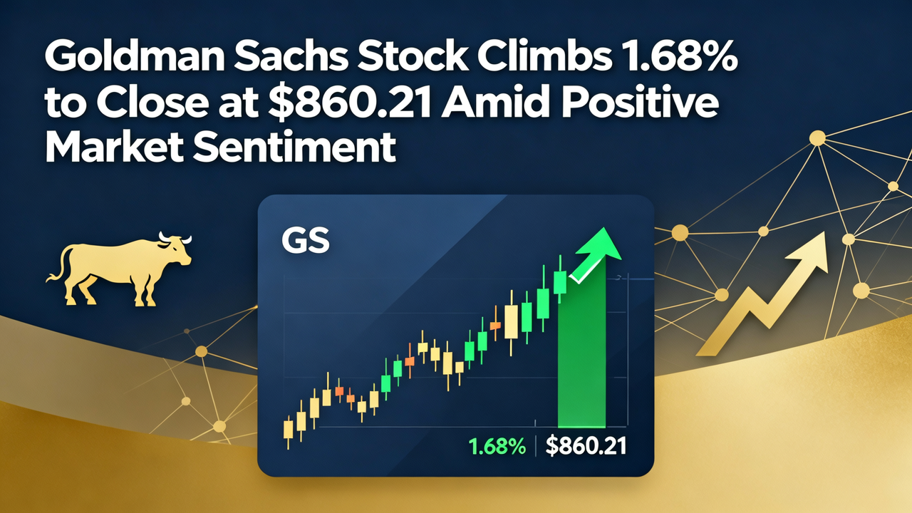 Goldman Sachs Stock Climbs 1.68% to Close at $860.21 Amid Positive Market Sentiment