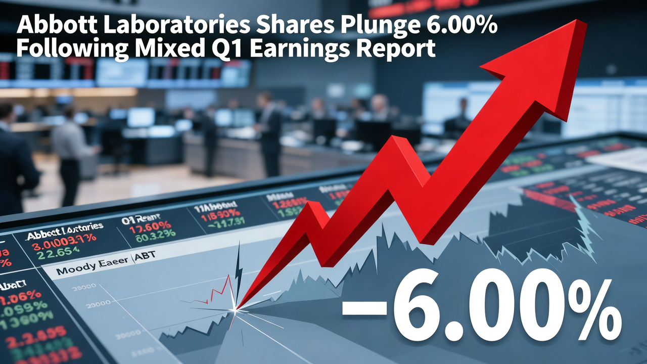Abbott Laboratories Shares Plunge 6.00% Following Mixed Q1 Earnings Report