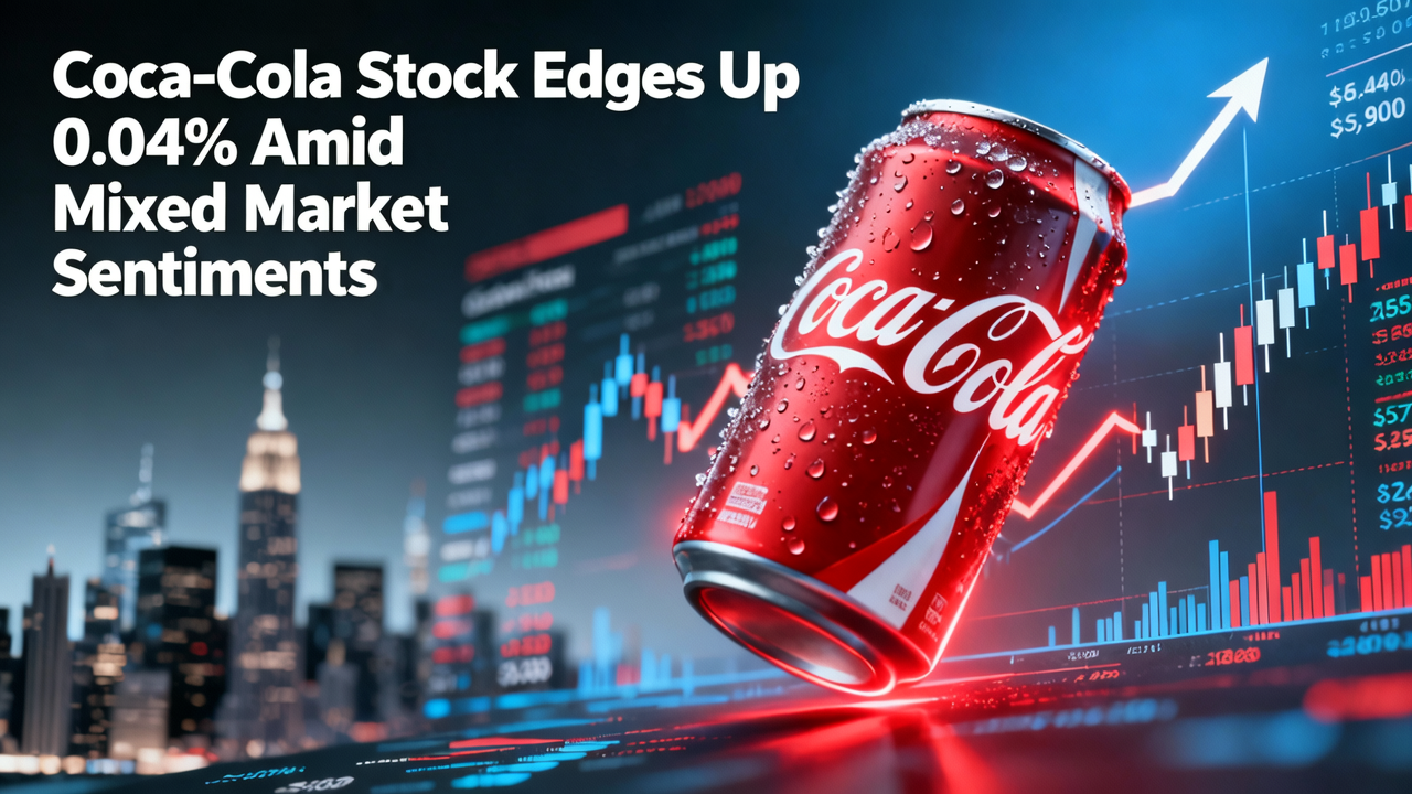 Coca-Cola Stock Edges Up 0.04% Amid Mixed Market Sentiments