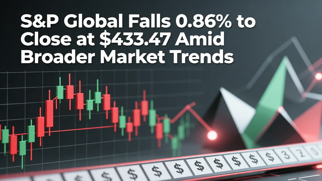 S&P Global Falls 0.86% to Close at $433.47 Amid Broader Market Trends