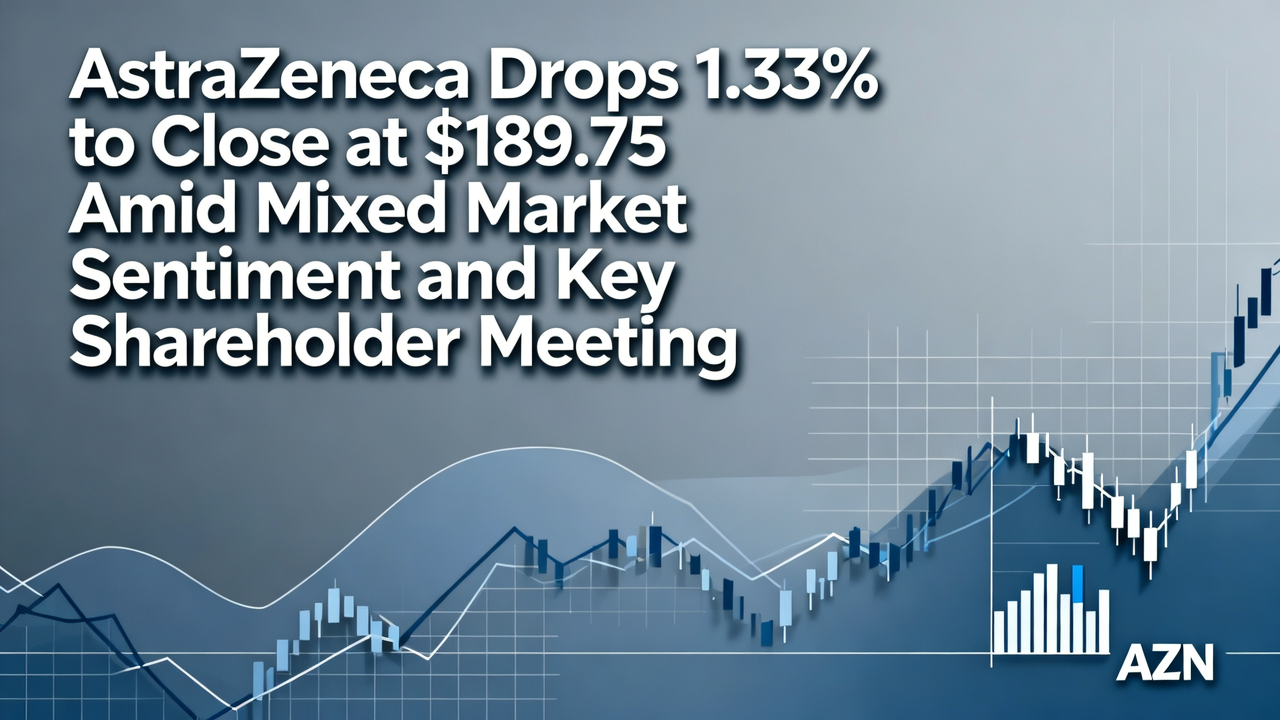 AstraZeneca Drops 1.33% to Close at $189.75 Amid Mixed Market Sentiment and Key Shareholder Meeting